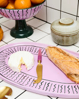 CHEESE KNIFE in Purple Patch from the amazing range of Kip & Co