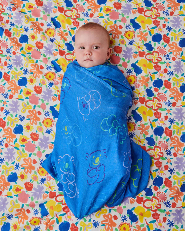 KIP & CO x KEN DONE SWADDLE in Koala Cuddles from the amazing range of Kip & Co