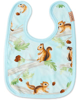 ORGANIC COTTON BIB in Squirrel Scurry from the amazing range of Kip & Co 