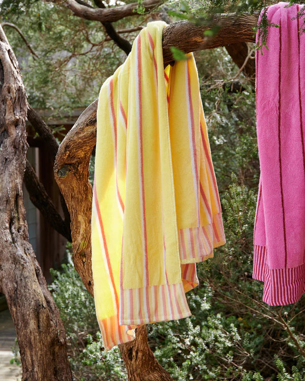 TERRY BEACH TOWEL in Pina Colada from the amazing range of Kip & Co