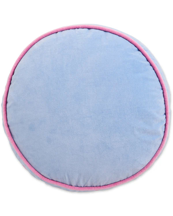 VELVET PEA CUSHION in Bay Blue from the amazing range of Kip & Co