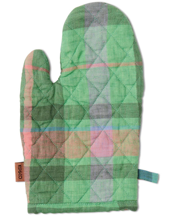 OVEN MITT in Jewel of the Nile Tartan from the amazing range of Kip & Co products