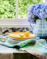 LINEN TEA TOWEL in Jewel of the Nile Tartan from the amazing range of Kip & Co products