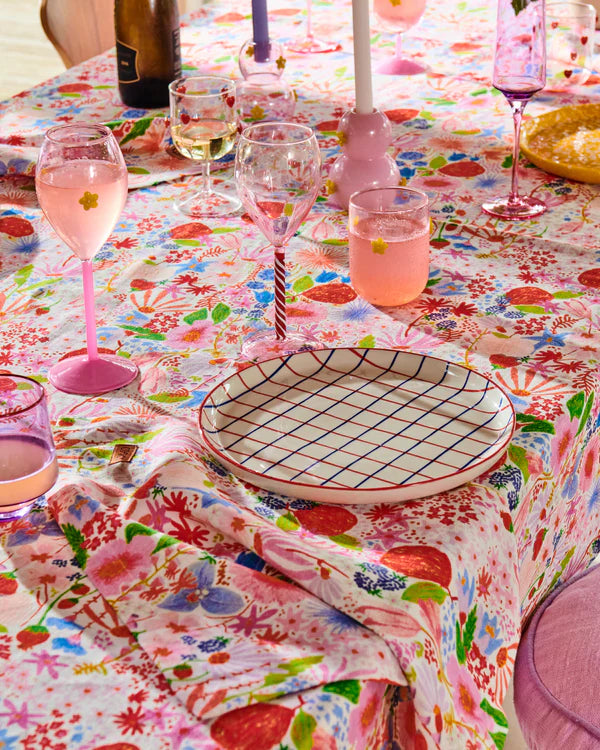 LINEN TABLECLOTH STANDARD 145cmx270cm | Meandering Meadow