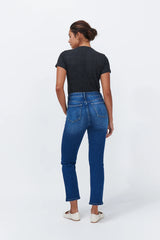 Kireina Vacay Denim Jean hemmed in Cali wash available from Darling and Domain