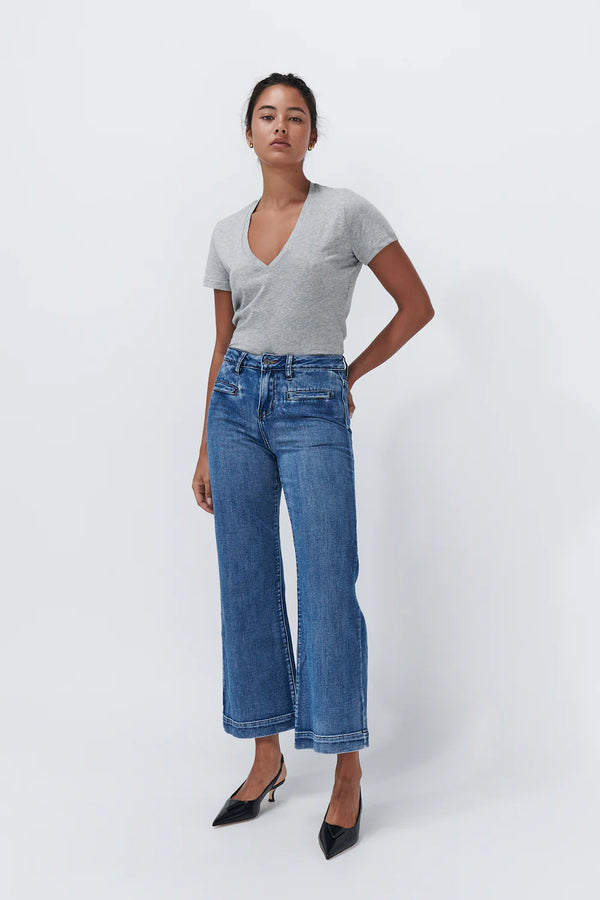 Kireina Australia Freya denim jean in Waterfall available at Darling & Domain