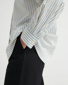 MAKER SHIRT in Ticking Stripe by Kowtow