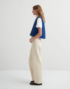 STUDIO VEST in Factory Blue by Kowtow