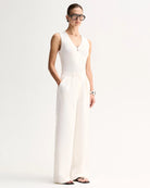 LINDSAY KNIT TOP in White by Elka Collective