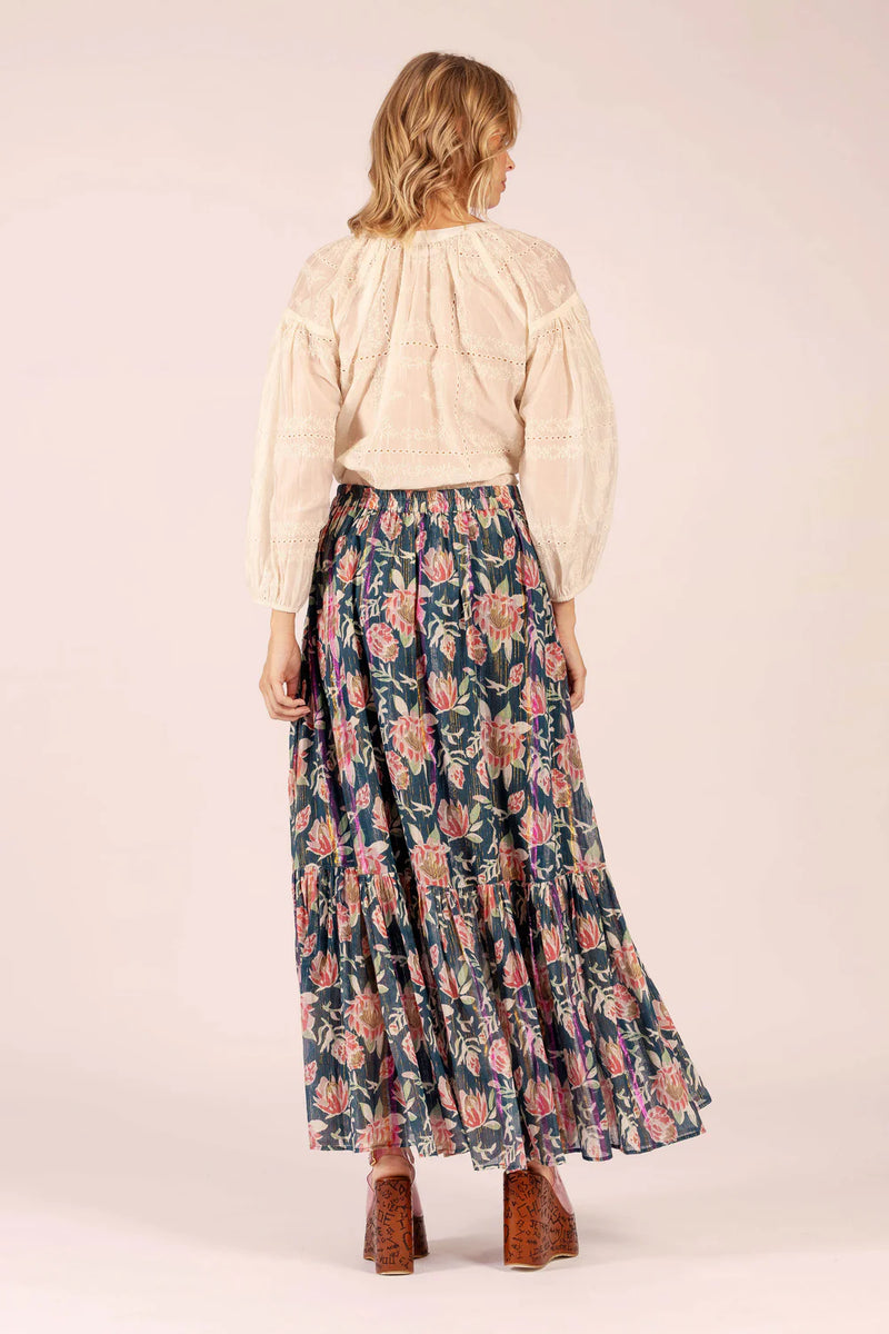 Lola Australia Ballet Skirt in Saint Teal Cotton