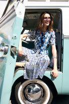 BLAKE MIDI DRESS in Blue by Lollys Laundry