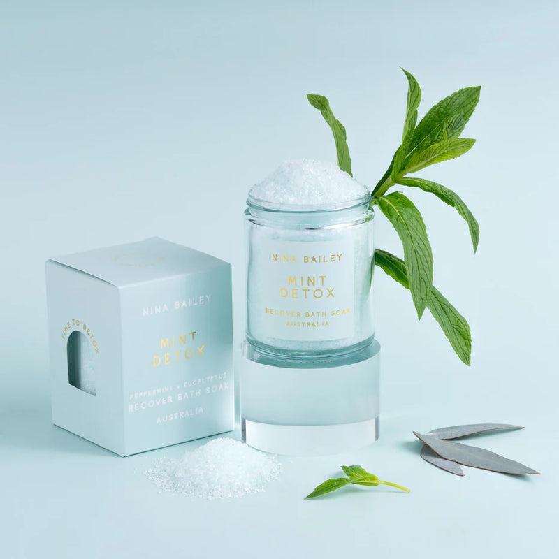 NINA BAILEY BOTANICAL BATH SOAK in Mint Detox 