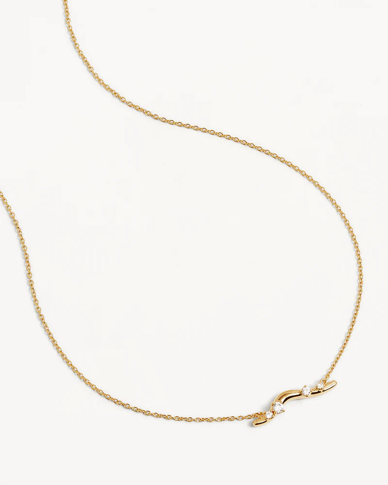 CHASING TIDES NECKLACE in 18K Gold Vermeil from By Charlotte