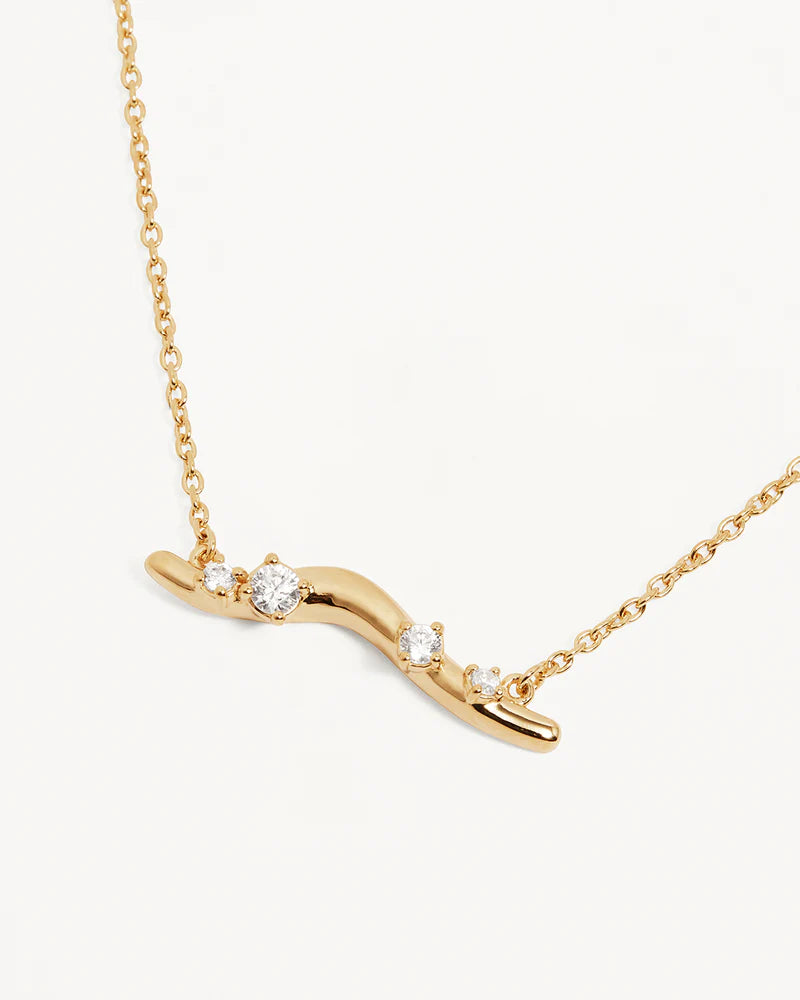 CHASING TIDES NECKLACE in 18K Gold Vermeil from By Charlotte