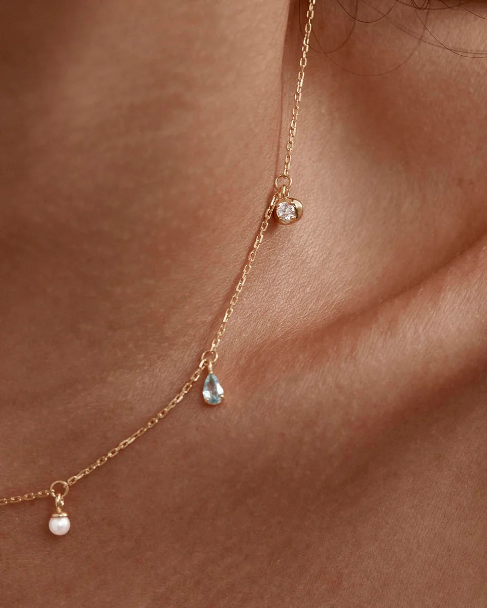 BREATHE IN STILLNESS CHOCKER in 18K Gold Plated from By Charlotte