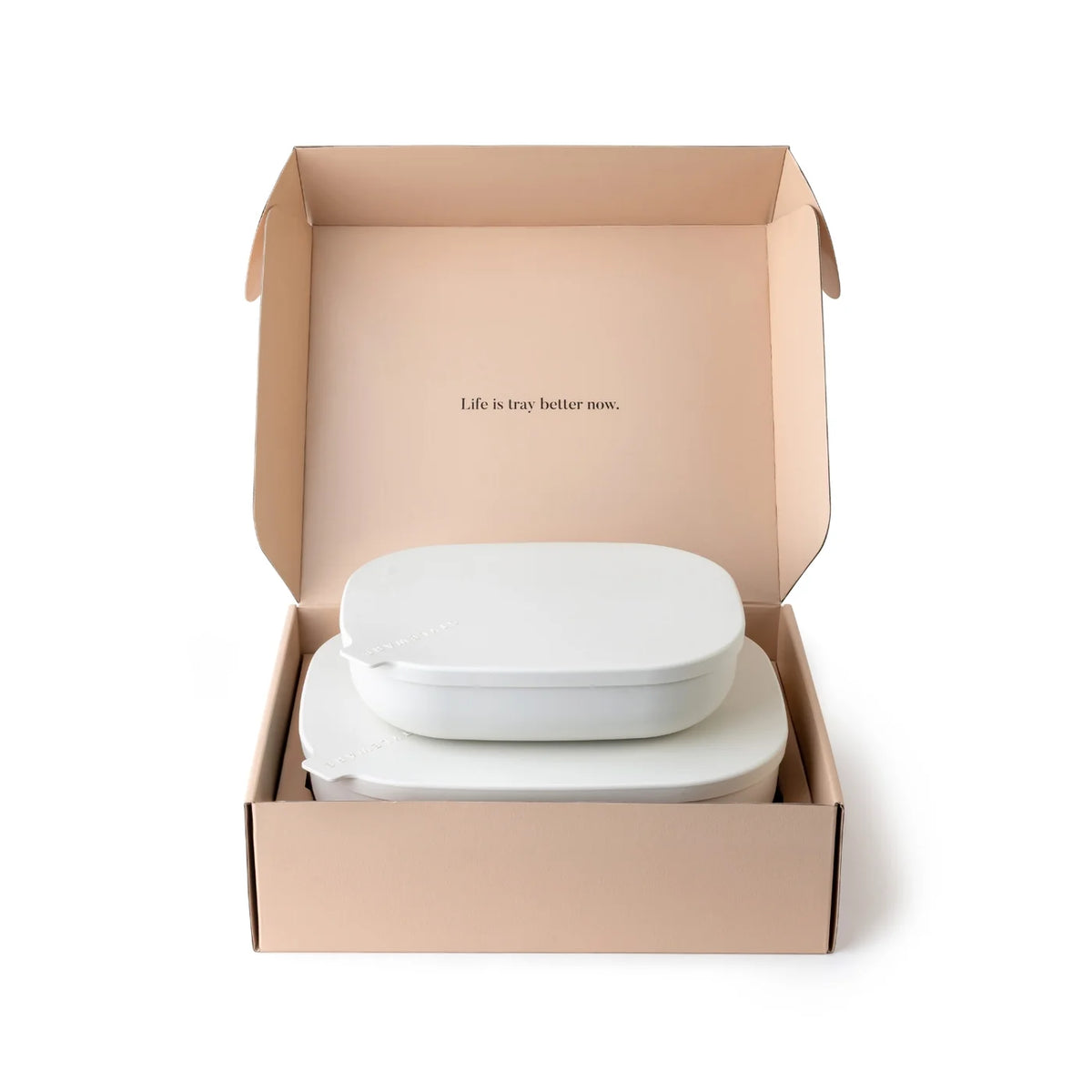 STYLEWARE NESTING TRAY 2-PIECE SET in Dune