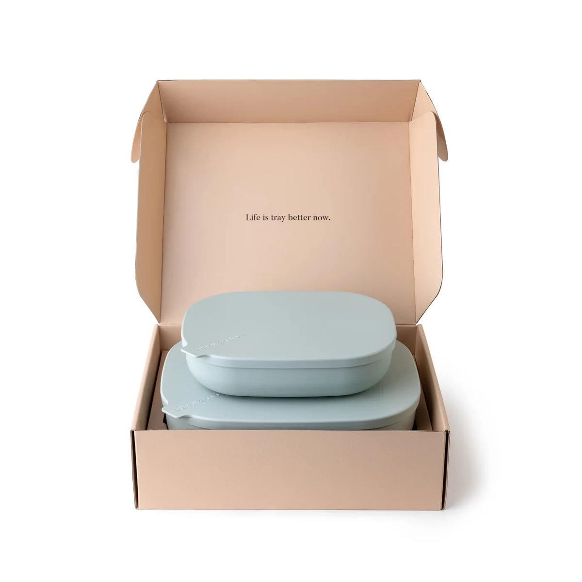 STYLEWARE NESTING TRAY 2-PIECE SET in Eucalyptus