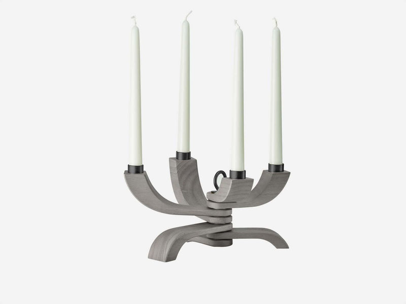 NORDIC LIGHT CANDLE HOLDER | Grey