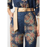 IMPERIAL LINEN VISCOSE PANT | Oriental Print