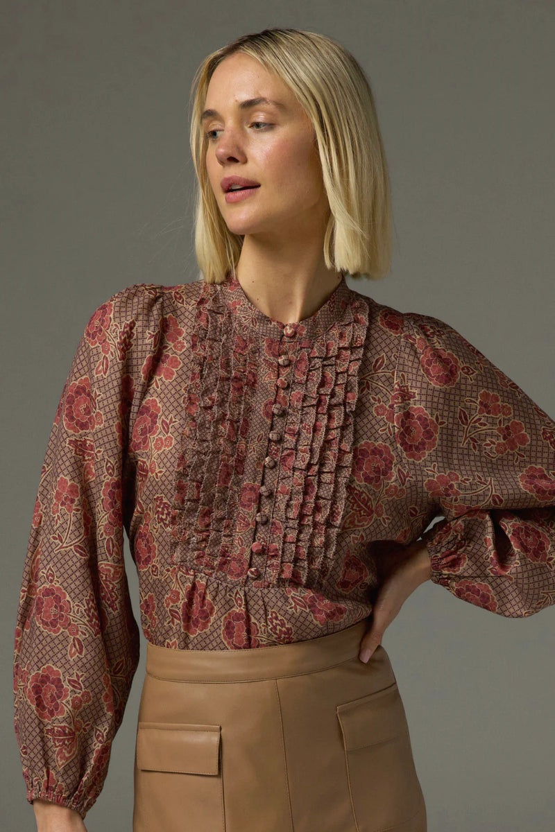 PASSAGE TOP in Mumbai Bloom from Zoe Kratzmann