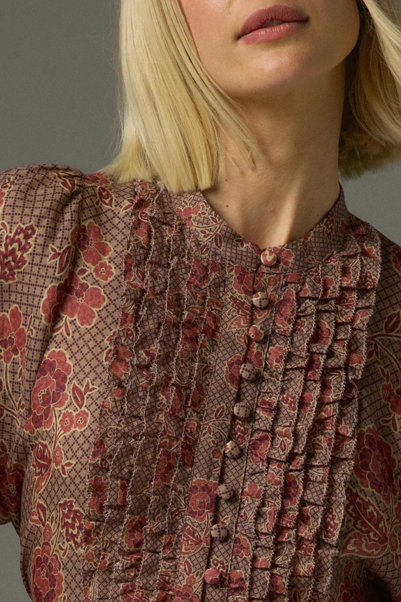 PASSAGE TOP in Mumbai Bloom from Zoe Kratzmann