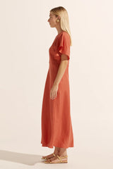 PAVILLION DRESS in Nectarine from Zoe Kratzmann