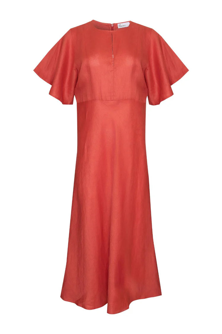 PAVILLION DRESS in Nectarine from Zoe Kratzmann