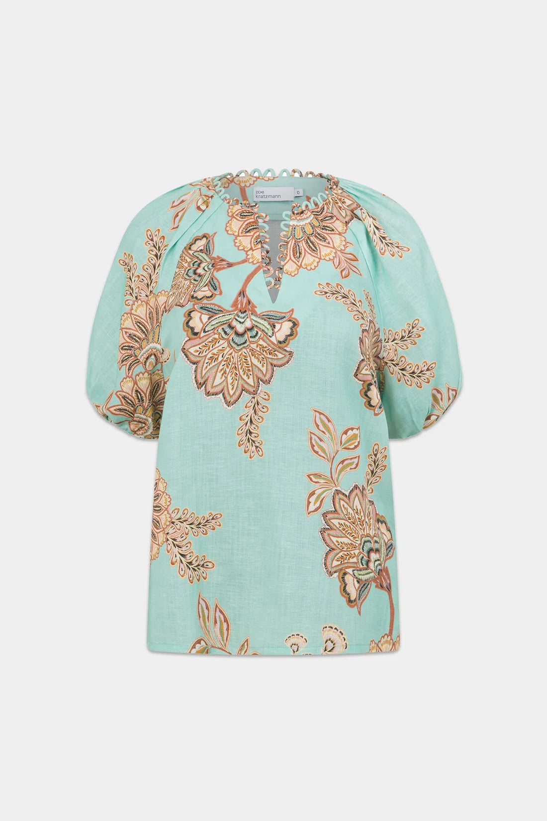 PERCEIVE TOP in Mint Kgari from Zoe Kratzmann