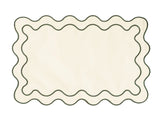 PLACEMAT ( SET OF 4 ) in Riviera Green from Business & Pleasure Co