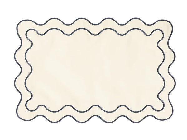 PLACEMAT ( SET OF 4 ) in Riviera White from Business & Pleasure Co