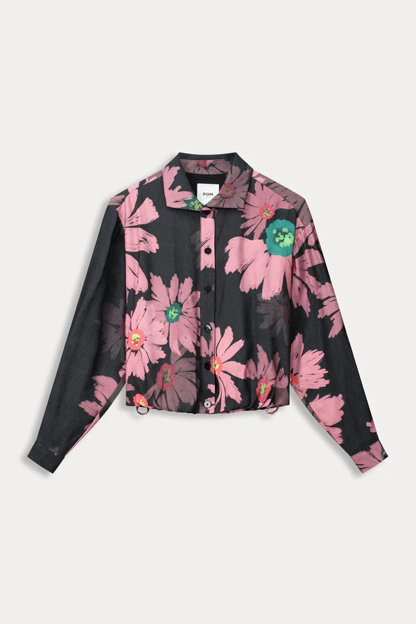 POM BLOUSE in Big Blooming Pink from POM Amsterdam