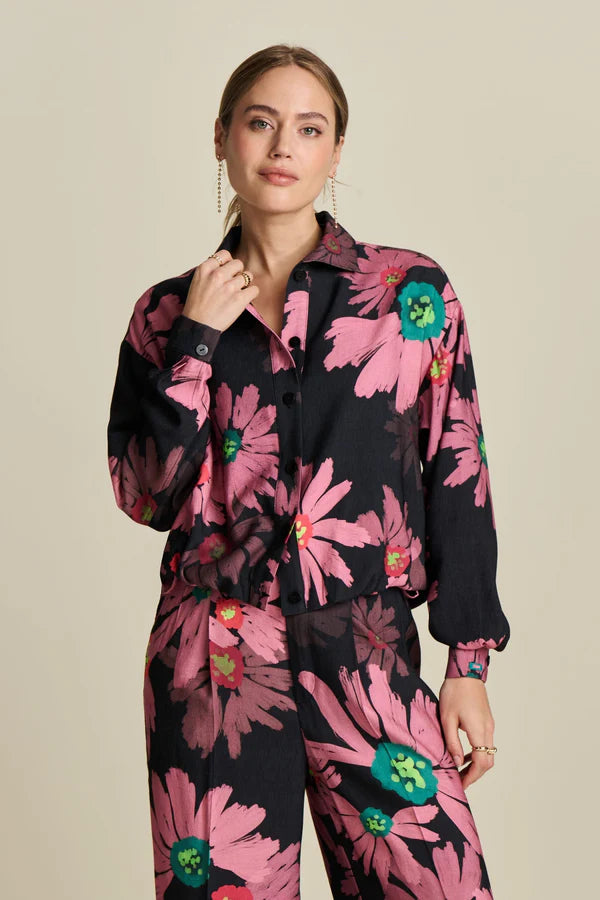 POM BLOUSE in Big Blooming Pink from POM Amsterdam