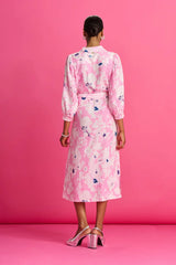 POM DRESS in Beau Lillies Pink from POM Amsterdam