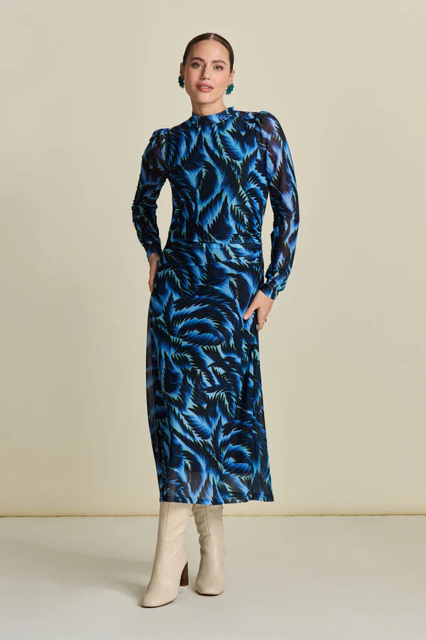 POM DRESS in Feathers Blue Meshe from POM Amsterdam