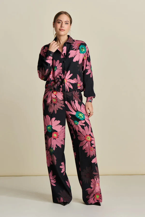 POM PANTS in Big Blooming Pink from POM Amsterdam