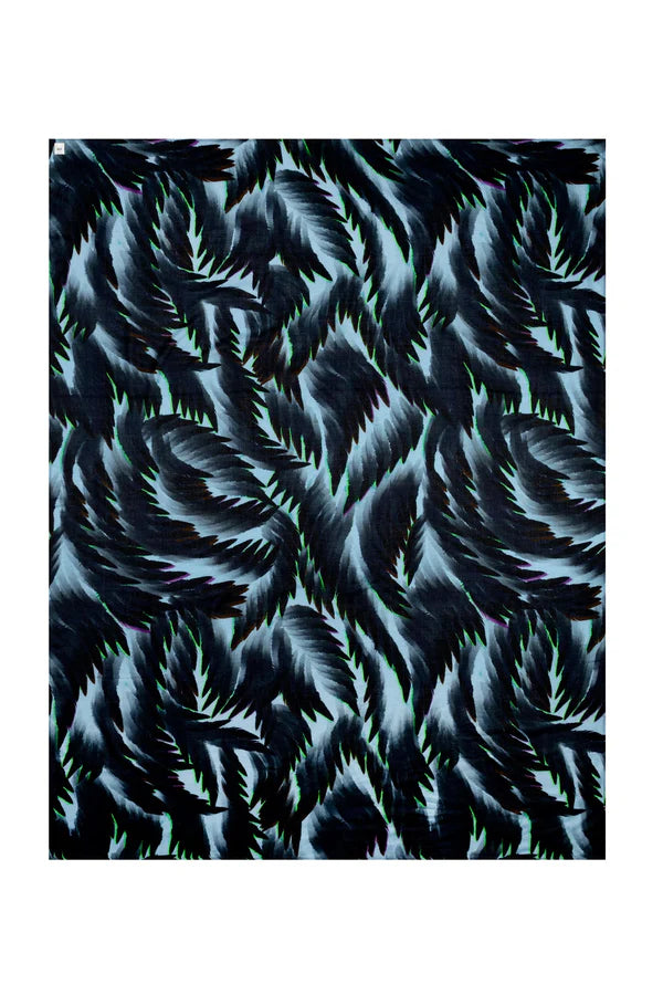 POM SHAWL in Feathers Blue from POM Amsterdam