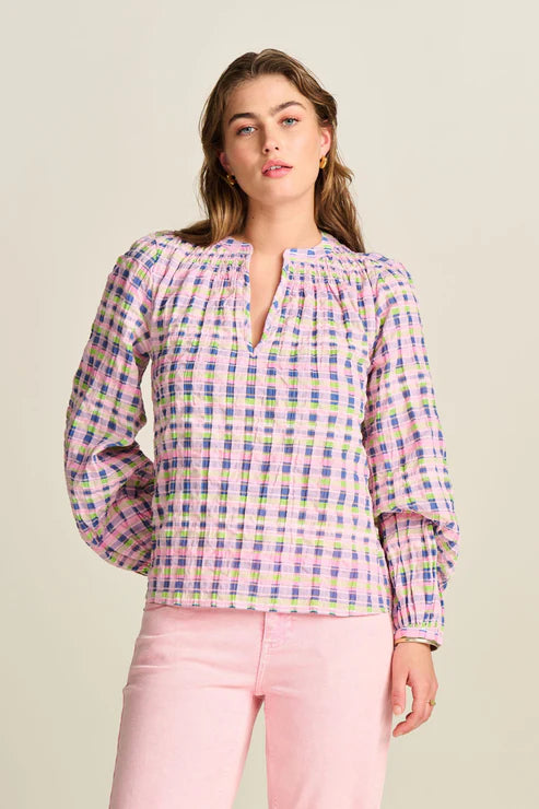 POM TOP in Checks Pink from POM Amsterdam