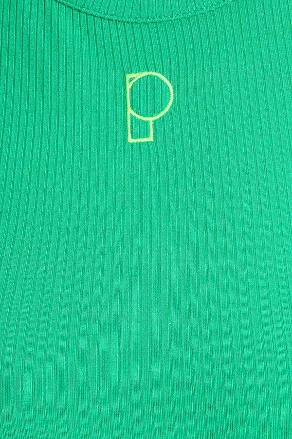 POM TANK TOP in Rib Palm Green from POM Amsterdam