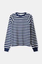 POM TOP in Striped Blue + White from POM Amsterdam