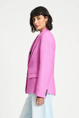 POM BLAZER in Rose Doux Striped by POM Amsterdam