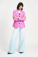 POM BLAZER in Rose Doux Striped by POM Amsterdam