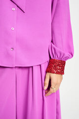 POM BLOUSE in Bow Frosting Pink by POM Amsterdam