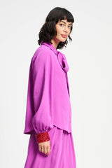 POM BLOUSE in Bow Frosting Pink by POM Amsterdam