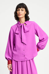 POM BLOUSE in Bow Frosting Pink by POM Amsterdam