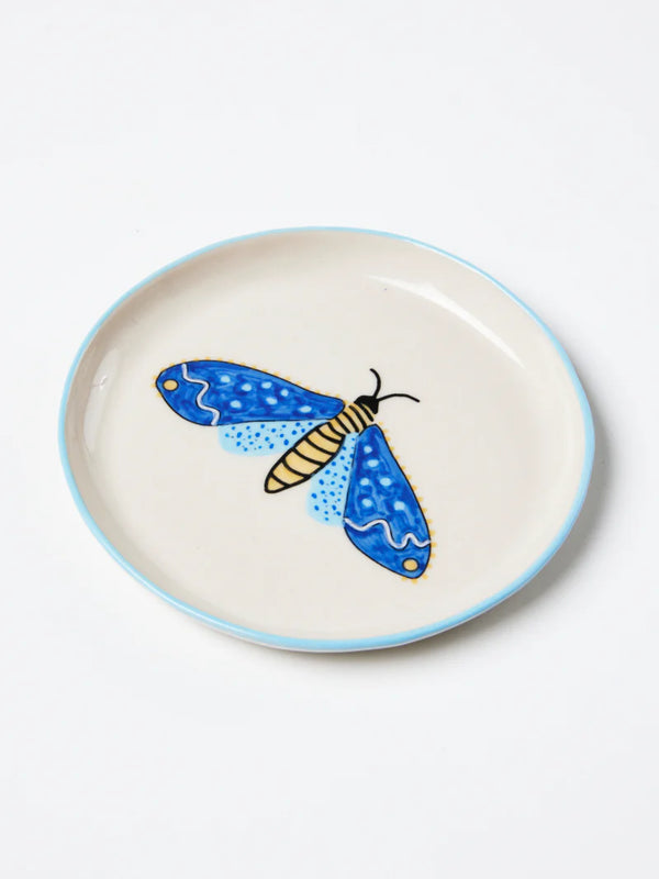 MOTH PARTY TRAY in Sky by Jones & Co