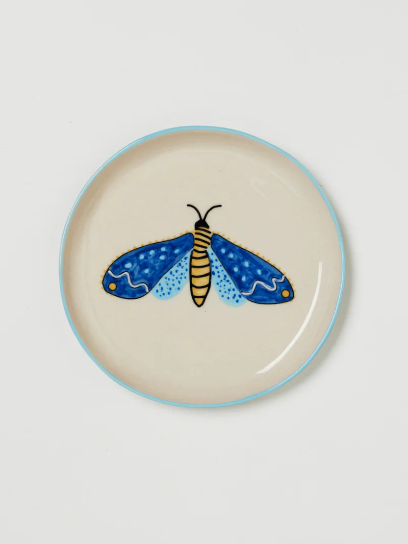 MOTH PARTY TRAY in Sky by Jones & Co