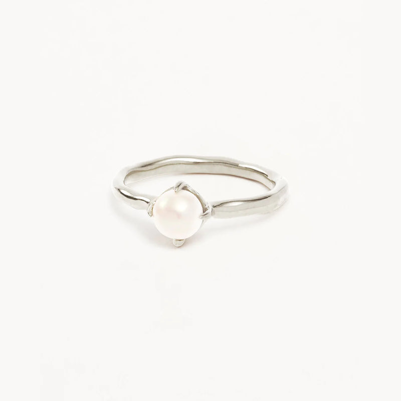 ENDLESS GRACE PEARL RING in Silver from By Charlotte