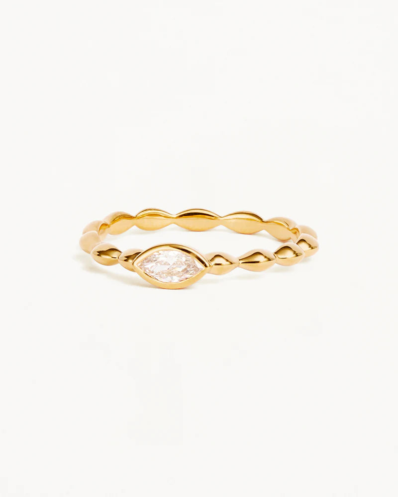 LUCKY EYE RING in Gold from By Charlotte