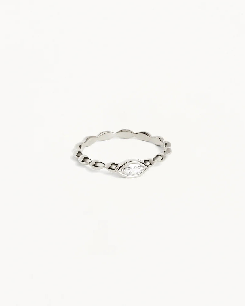 LUCKY EYE RING in Silver from By Charlotte