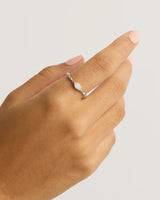 LUCKY EYE RING in Silver from By Charlotte